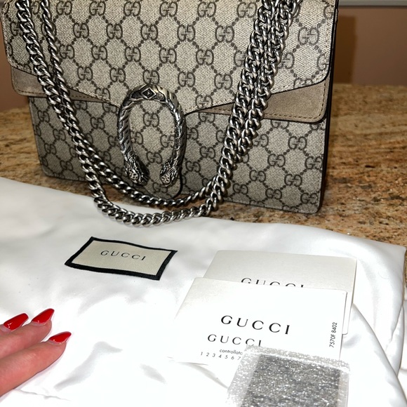 BRAND NEW Gucci Dionysus GG shoulder bag purchased in Paris - Picture 9 of 13